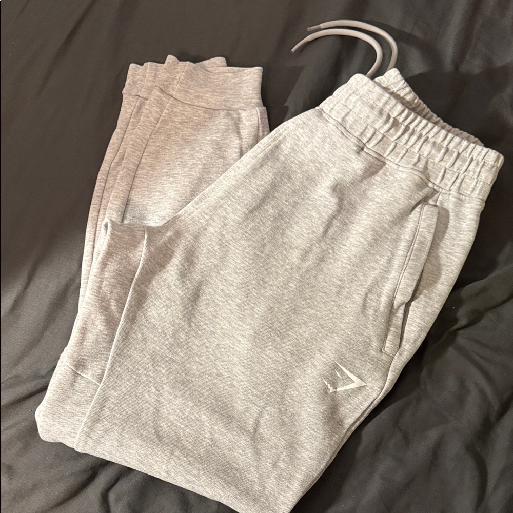 Light grey gymshark joggers
